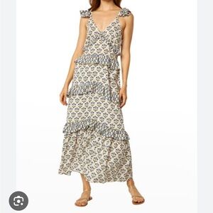 Misa Los Angeles Morrison Tiered Ruffle Maxi Dress